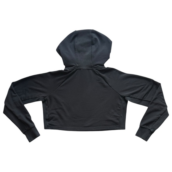 Gymshark Training Cropped Logo Hoodie Black Women’s Small B2A3M - Picture 2 of 3